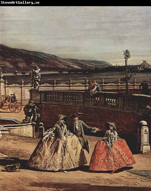 Bernardo Bellotto Das kaiserliche Lustschlob Schlobhof, Ehrenhofseite